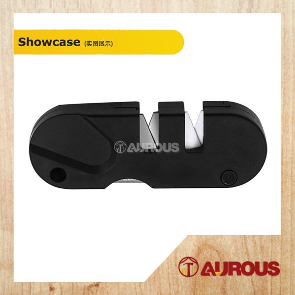 PORTABLE 3 IN 1 MULTIFUNCTION MINI POCKET KEYCHAIN SHARPENER FOLDABLE KNIFE SHARPENING TOOL - Image 4