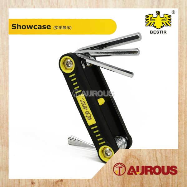 BESTIR 8PCS FOLDABLE HEXAGON ALLEN KEY SET / KUNCI ALLEN HEXAGONAL BOLEH LIPAT (94411) - Image 3