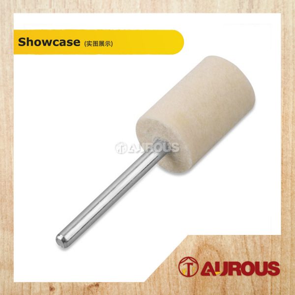 3MM SHANK MINI POLISHING WOOL FELT POLISHING BIT (CYLINDER/CONE) (4-12MM) -1 PIECE - Image 5