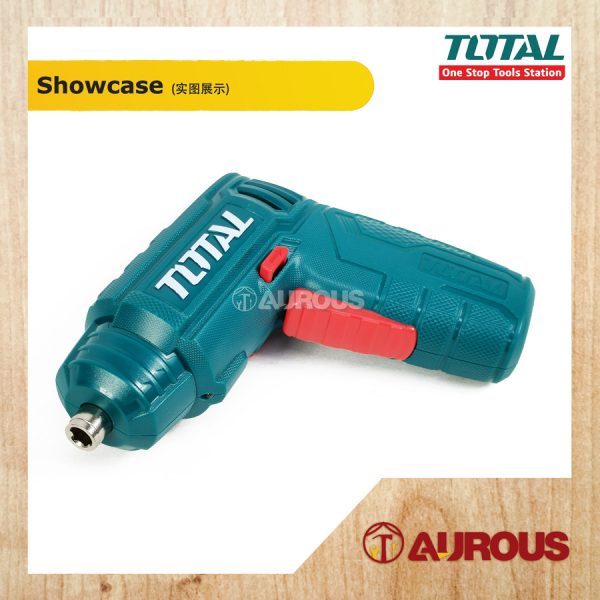 TOTAL LI-ION CORDLESS SCREWDRIVER 1/4'' 4V (TSDLI0402) - Image 4