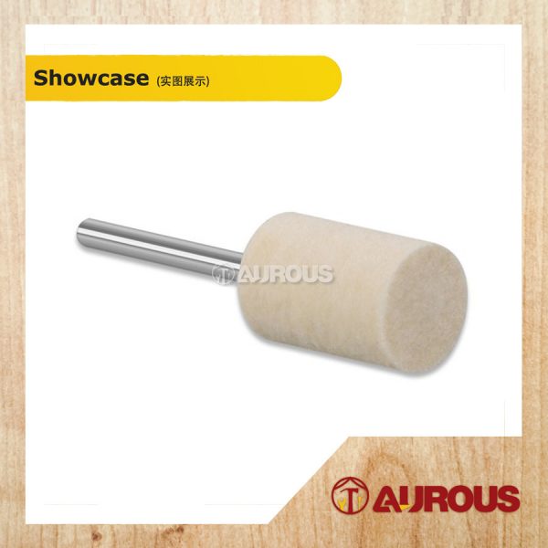3MM SHANK MINI POLISHING WOOL FELT POLISHING BIT (CYLINDER/CONE) (4-12MM) -1 PIECE - Image 4