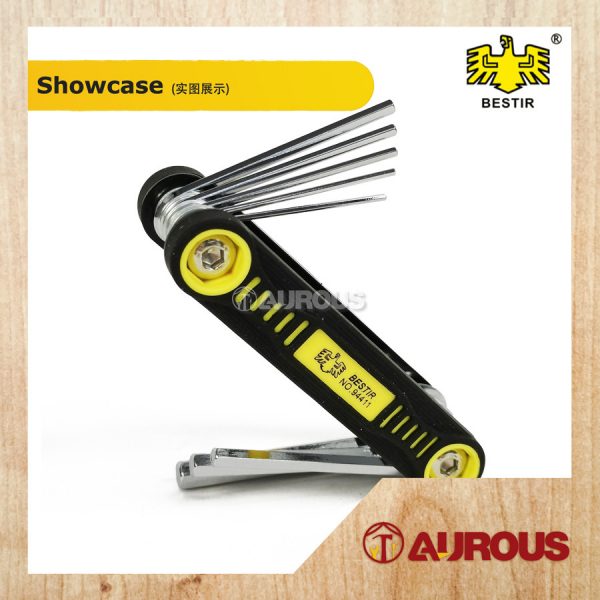 BESTIR 8PCS FOLDABLE HEXAGON ALLEN KEY SET / KUNCI ALLEN HEXAGONAL BOLEH LIPAT (94411) - Image 2