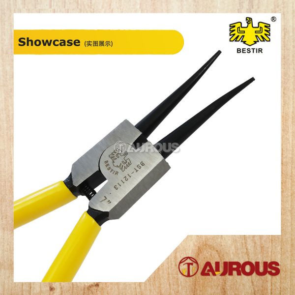 BESTIR HS STRAIGHT EXTERNAL CIRCLIP RETAINER PLIERS 7''/TANG KAD LUAR (12113) - Image 3