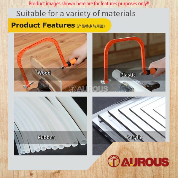 MULTIFUNCTION JUNIOR MINI HACKSAW 6"/150MM WITH 10PCS REPLACEMENT BLADE - Image 9