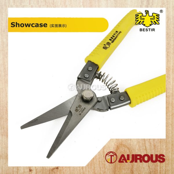 BESTIR STAINLESS STEEL BY-PASS PRUNER PRUNING SHEAR 8''/GUNTING MEMOTONG BESI/CAWANGAN POKOK (STRAIGHT) (03612) - Image 4