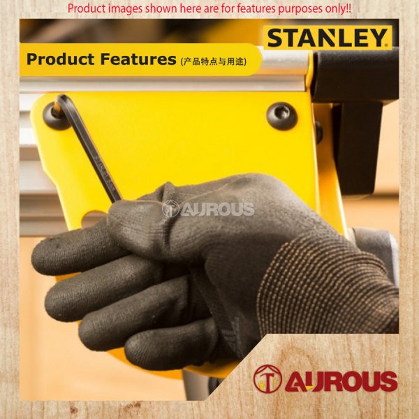 STANLEY 10 PCS HEX KEY SET ALLEN KEY SET 1.5MM-10.0MM (69-253) - Image 5