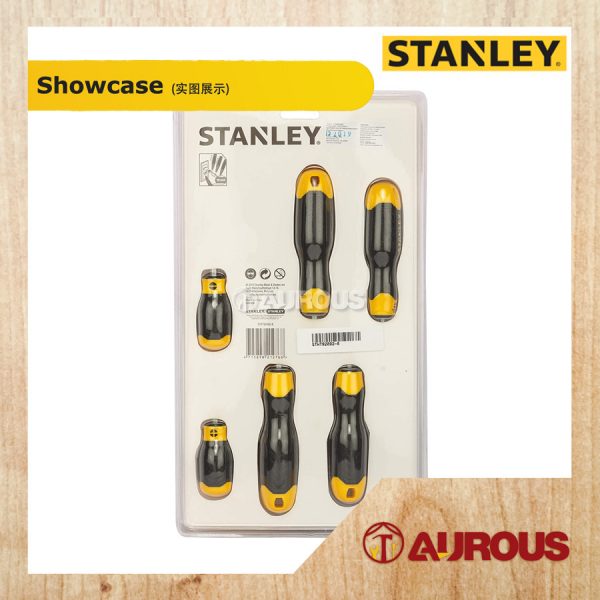 STANLEY CUSHION GRIP SCREWDRIVER SET 6 PCS + DIGITAL TEST PEN STMT66679 (92-002) - Image 3