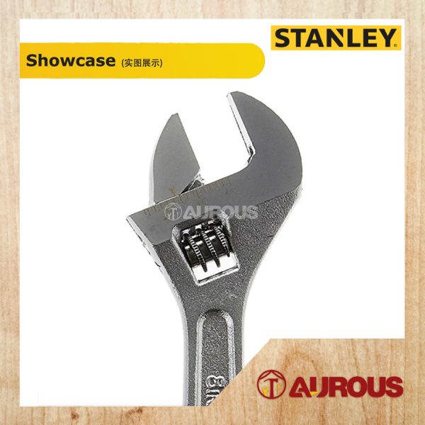 STANLEY CHROME ADJUSTABLE SPANNER (6''/8''/10''/12''/15'') - Image 3