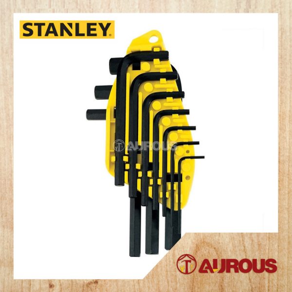 STANLEY 10 PCS HEX KEY SET ALLEN KEY SET 1.5MM-10.0MM (69-253)
