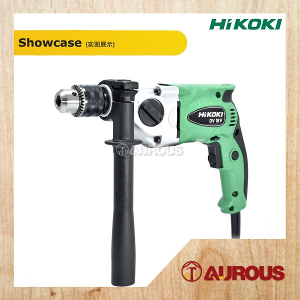 HIKOKI IMPACT DRILL MACHINE 18MM 11/16'' 690W (DV18V) - Image 2