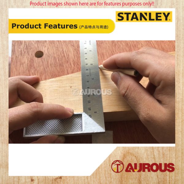 STANLEY TRY SQUARE RULER (6'' 46-530 , 10'' 46-534 , 12'' 46-536) - Image 8
