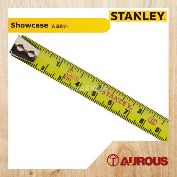 STANLEY POWER LOCK MEASURING TAPE (3.5M/12'') 33-215 - Image 4