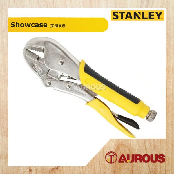 STANLEY STRAIGHT JAW LOCKING PLIER WITH BI-MATERIAL HANDLE (10'' 254MM) 84-371-1 - Image 3