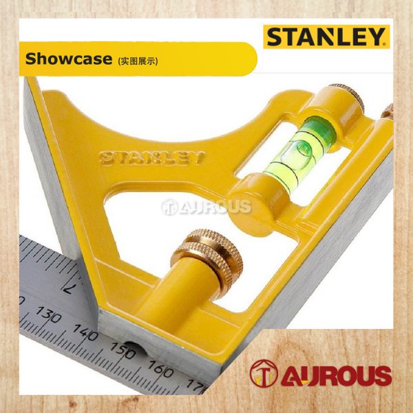 STANLEY COMBINATION SQUARE 12'' 46-028 (CAST ZINC HANDLE) - Image 2