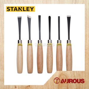 STANLEY WOOD CHISEL 1/4 SET 6-PIECE CARVING KNIFE SET (16120-8)