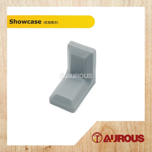 1 PIECE - PVC ANGLE BRACKET WITH IRON INLET FRAME FURNITURE WARDROBE CABINET PLASTIC L CORNER BRACKET - Image 6