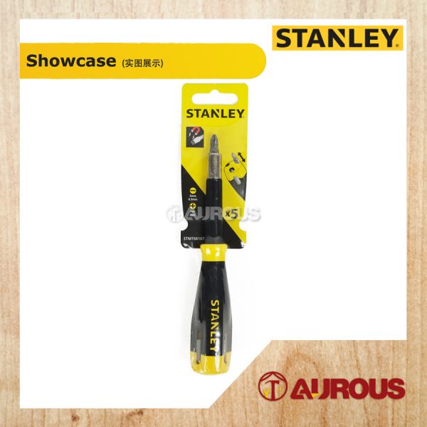 STANLEY FIBERGLASS MULTI-BIT SCREWDRIVER SET (68-107) - Image 3