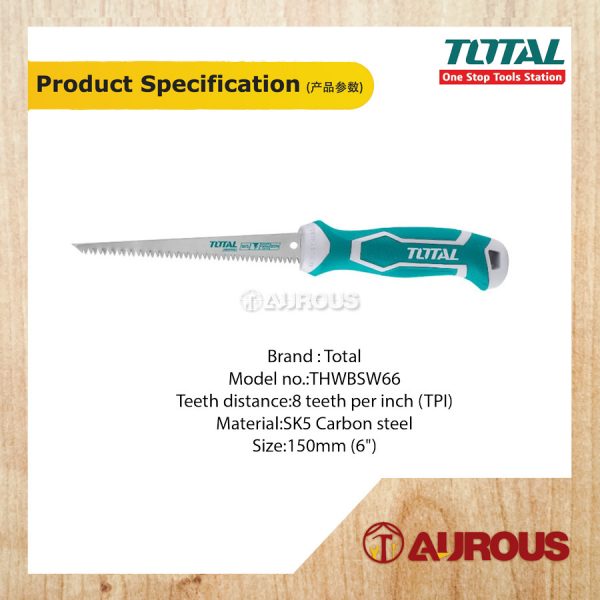 TOTAL WALL BOARD SAW 6'' THWBSW66 - Image 3