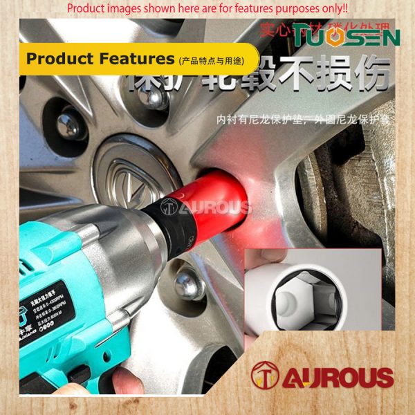 TUOSEN AUTOMOTIVE SPANNER SOCKET 3PCS SET 1/2 INCH (17, 19, 21MM) - Image 6