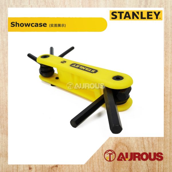STANLEY HEX KEY SET 5 PCS (3/16'' 7/32'' 1/4'' 5/16'' 3/8'') 69-260 - Image 2