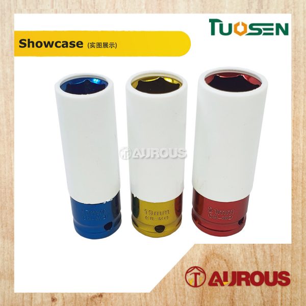 TUOSEN AUTOMOTIVE SPANNER SOCKET 3PCS SET 1/2 INCH (17, 19, 21MM) - Image 3
