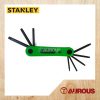 STANLEY TORX HEX KEY SET X 8PC FOLDABLE TYPE ( T9/T10/T15/T20/T25/T27/T30/T40 ) 69-263