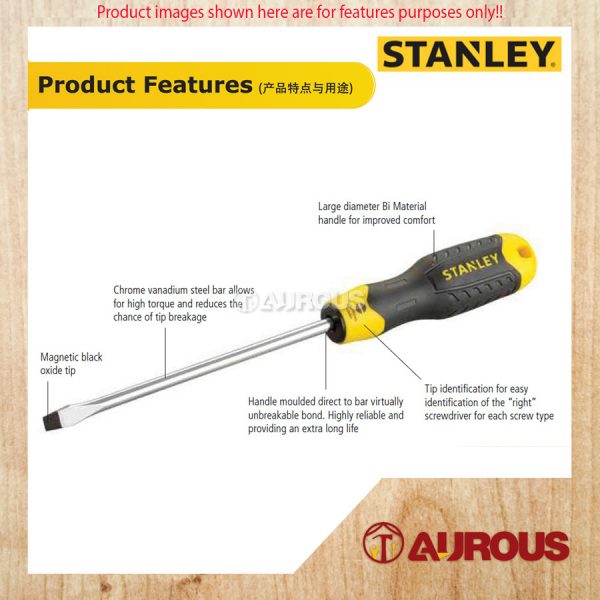 STANLEY CUSHION GRIP SCREWDRIVER SLOTTED (STMT60822-8/STMT60823-8/STMT60826-8/STMT60828-8) - Image 9