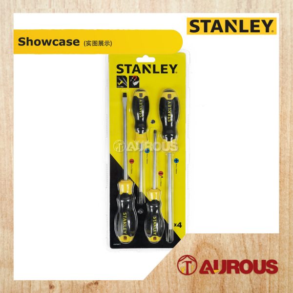 STANLEY CUSHION GRIP 4 PCS SCREWDRIVER SET (66-671) - Image 3