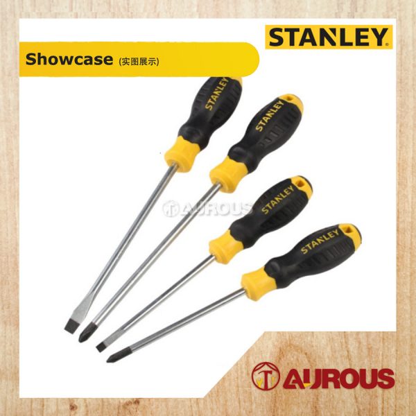 STANLEY CUSHION GRIP 4 PCS SCREWDRIVER SET (66-671) - Image 2