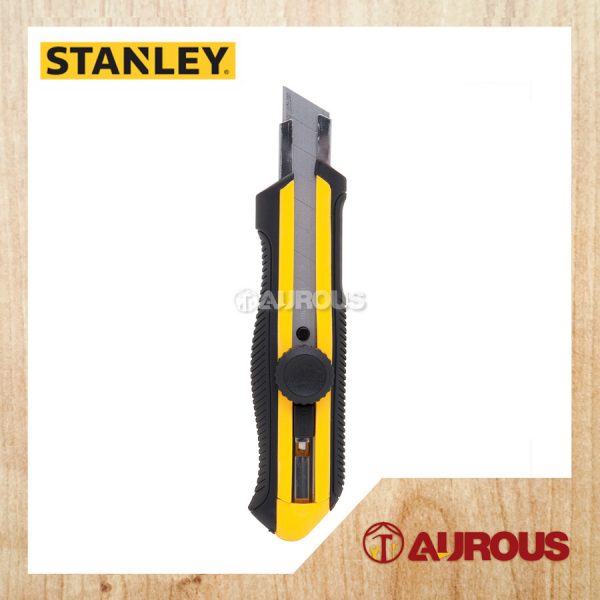 STANLEY QUICK POINT DYNA GRIP SNAP OFF BLADE KNIFE 18MM (10-418)