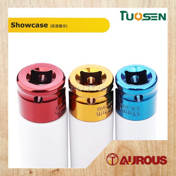 TUOSEN AUTOMOTIVE SPANNER SOCKET 3PCS SET 1/2 INCH (17, 19, 21MM) - Image 4