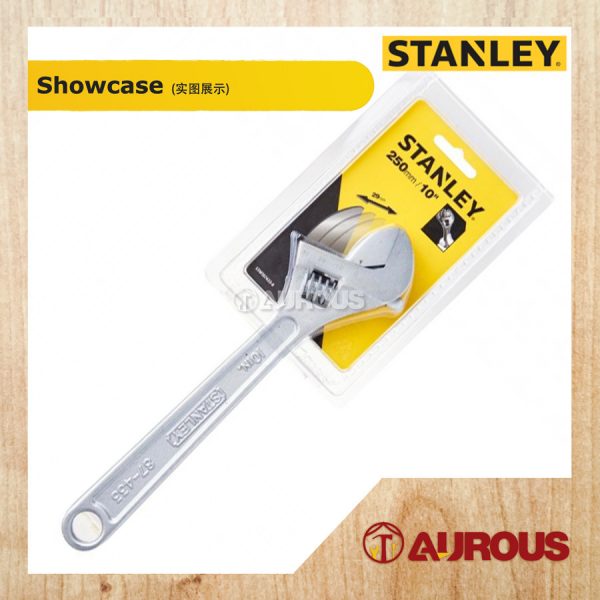 STANLEY CHROME ADJUSTABLE SPANNER (6''/8''/10''/12''/15'') - Image 8