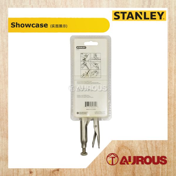 STANLEY STRAIGHT JAW LOCKING PLIER C/W BI-MATERIAL HANDLE (7'') 84-370 - Image 3
