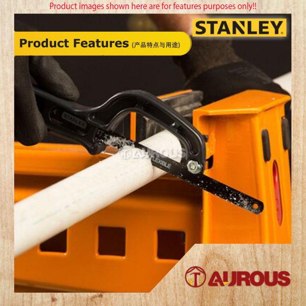 STANLEY MINI HACKSAW UTILITY SAW 10"/220M 20-807 (STHT20807-8) - Image 7