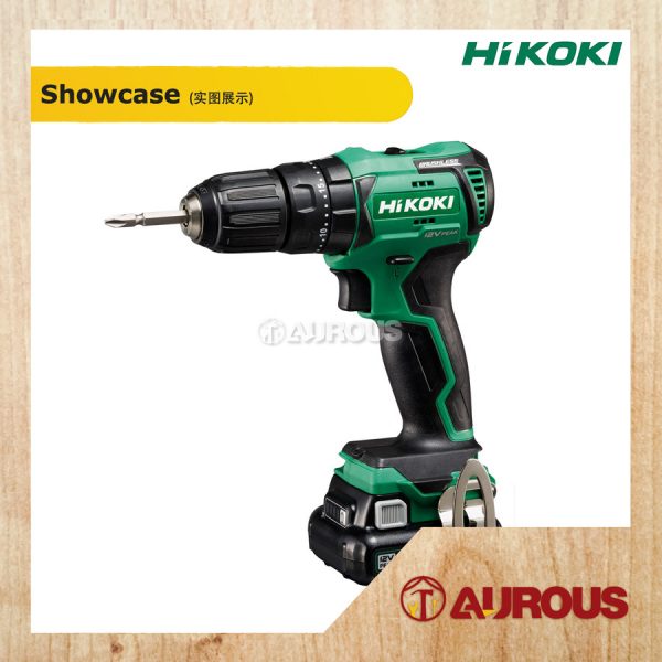 HIKOKI BRUSHLESS CORDLESS IMPACT DRILL MACHINE 38NM 12V (DV12DD) - Image 2