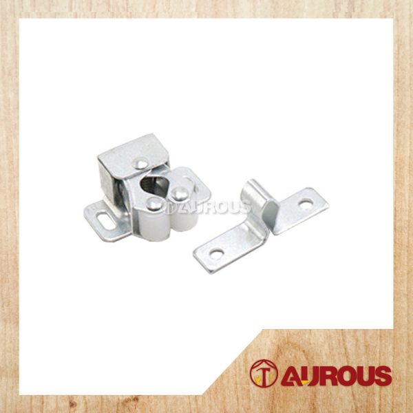 STEEL FURNITURE CABINET WHEEL BALL SPRING CATCH LATCH LOCK (1 SET)