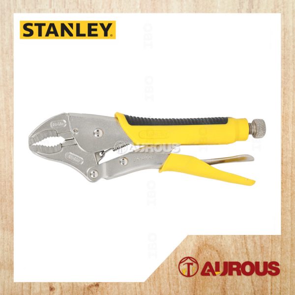 STANLEY CURVED JAW LOCKING PLIER WITH BI-MATERIAL HANDLE (10'' 254MM) 84-369-1