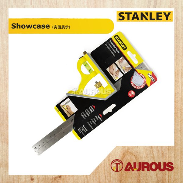 STANLEY COMBINATION SQUARE 12'' 46-028 (CAST ZINC HANDLE) - Image 4