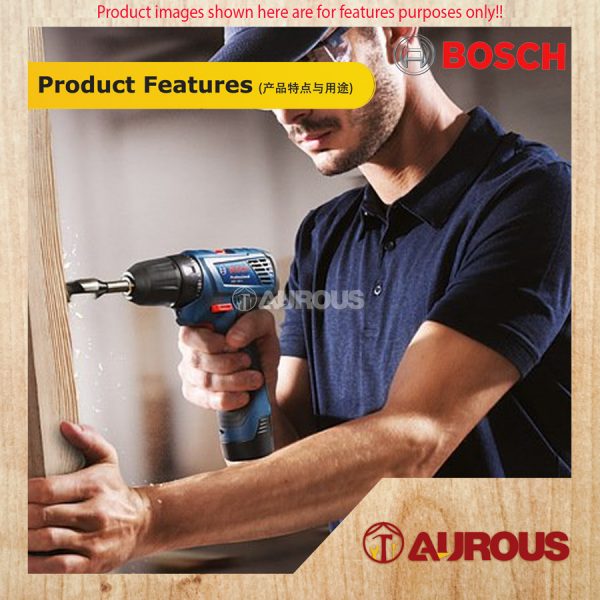 BOSCH GSR 120 LI DRILL/DRIVER + GDR 120 LI IMPACT DRIVER COMBO SET - Image 5