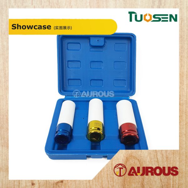 TUOSEN AUTOMOTIVE SPANNER SOCKET 3PCS SET 1/2 INCH (17, 19, 21MM) - Image 2