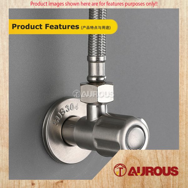 STAINLESS STEEL SUS304 MATT FINISHING ANGLE VALVE - Image 6