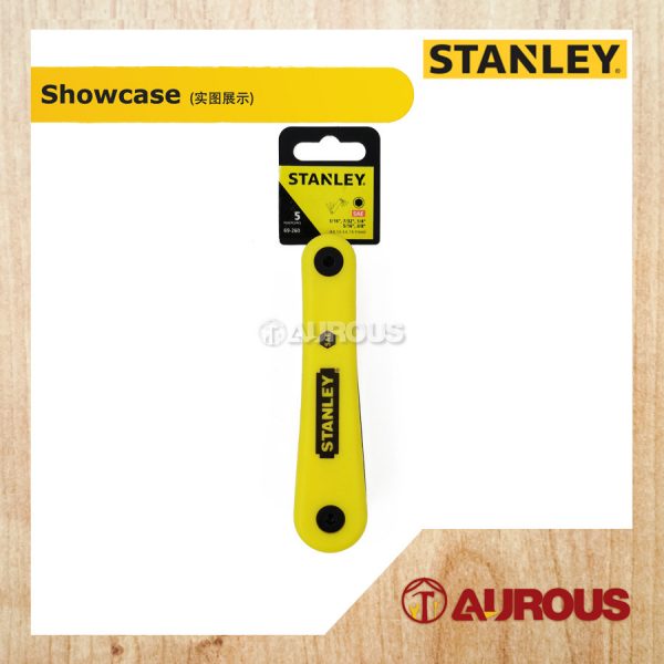 STANLEY HEX KEY SET 5 PCS (3/16'' 7/32'' 1/4'' 5/16'' 3/8'') 69-260 - Image 4