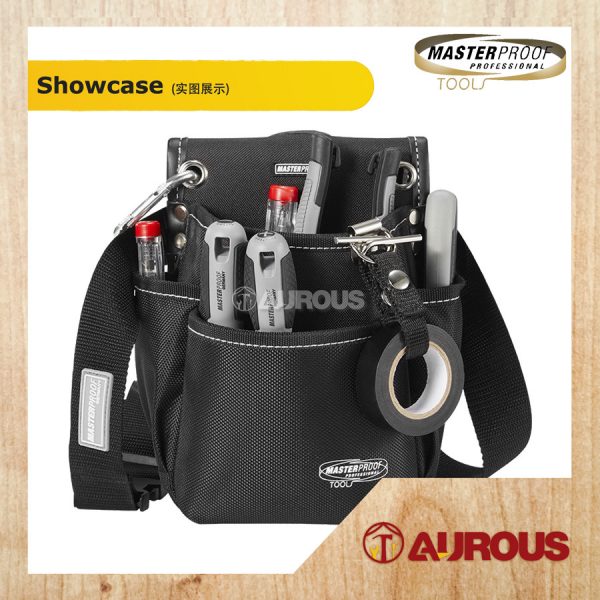 MASTERPROOF HEAVY DUTY WAIST TOOL POUCH BAG WATER & TEAR RESISTANT (3005) - Image 5