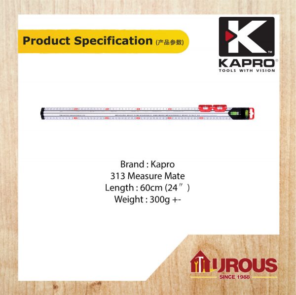 KAPRO SPIRIT LEVEL 24"=60CM 313-60 - Image 6