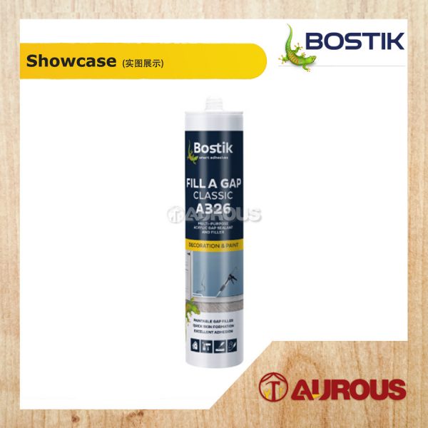 BOSTIK FILL A GAP CLASSIC SILICONE HIGH BOND STRENGTH CAN BE OVERPAINTED WITH ACRYLIC PAINT A326 - WHITE 450G - Image 2