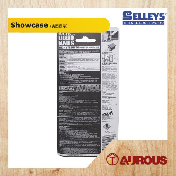 SELLEYS LIQUID NAILS HIGH STRENGTH CONSTRUCTION ADHESIVE 75G - Image 3