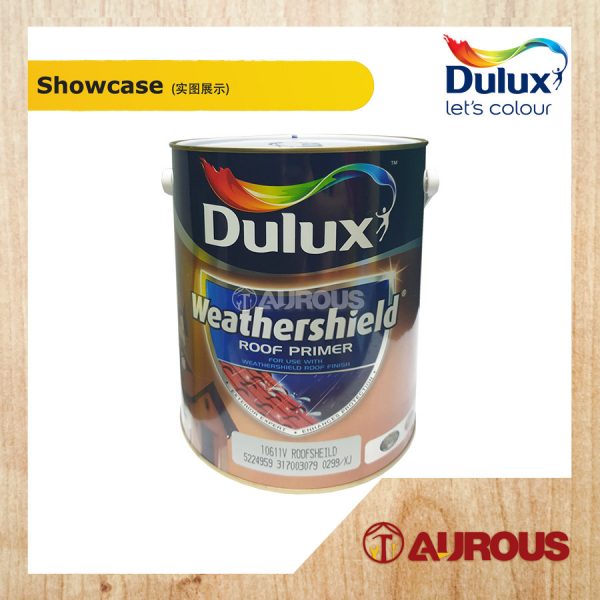DULUX WEATHERSHIELD ROOF PRIMER 5 LITRE A579-10611 (ROOFSHIELD PRIMER) - Image 2