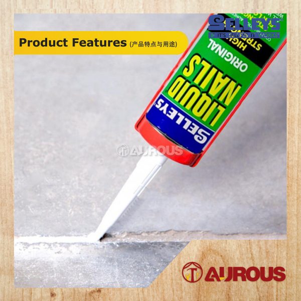 SELLEYS LIQUID NAILS HIGH STRENGTH CONSTRUCTION ADHESIVE 75G - Image 7