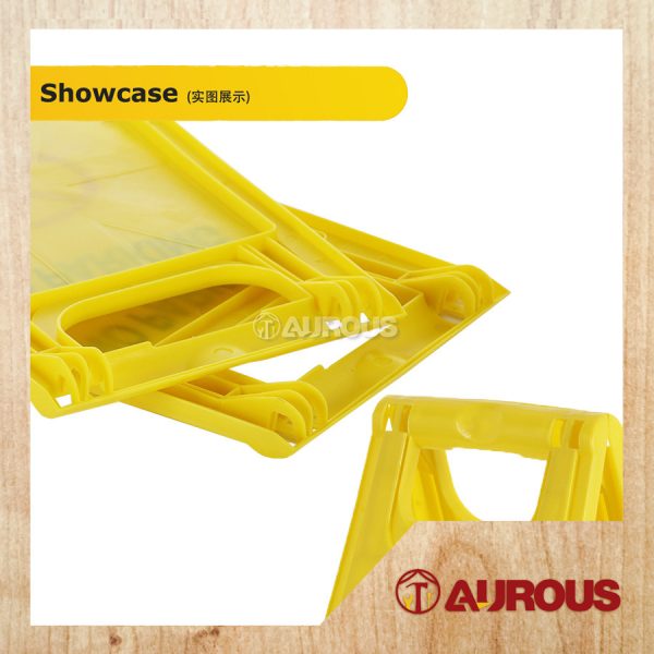 YELLOW A-STANDING CAUTION PVC FLOOR FOLDING SIGN BOARD / WARNING BOARD KUNING - Image 6