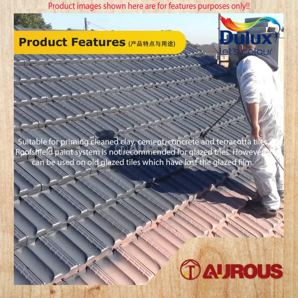DULUX WEATHERSHIELD ROOF PRIMER 5 LITRE A579-10611 (ROOFSHIELD PRIMER) - Image 5